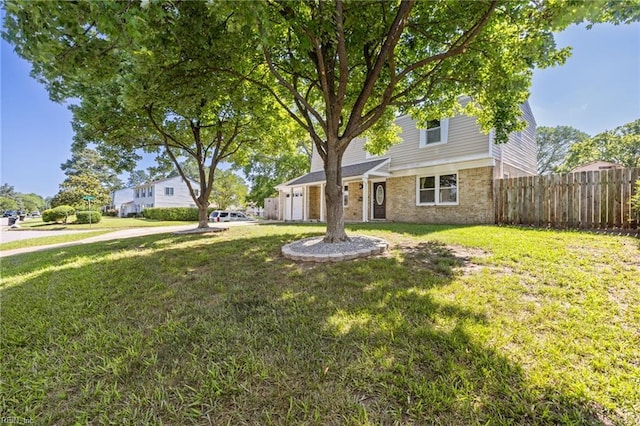 596 Old Post Rd, Virginia Beach, VA 23452 - view of front of home featuring brick siding