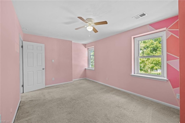596 Old Post Rd, Virginia Beach, VA 23452 - empty room with carpet flooring and ceiling fan