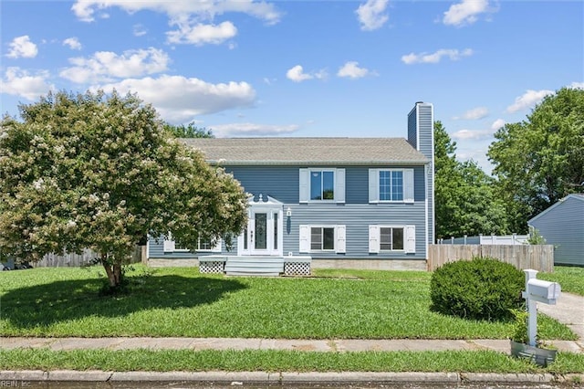 1521 Peabody Dr, Hampton, VA 23666 - view of front facade featuring a chimney