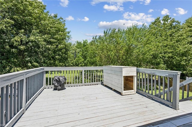 1521 Peabody Dr, Hampton, VA 23666 - view of wooden deck
