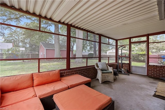 2218 Haywood Ave, Chesapeake, VA 23324 - sunroom with an outdoor hangout area