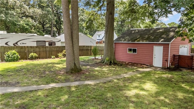 2218 Haywood Ave, Chesapeake, VA 23324 - view of yard featuring an outdoor structure