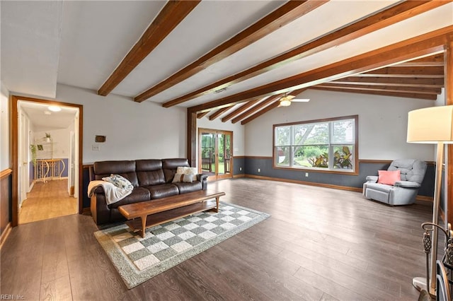 16 Diggs Dr, Hampton, VA 23666 - living area with wood finished floors and a ceiling fan