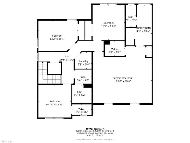 208 Parkdale Ave, Hampton, VA 23669 - view of room layout