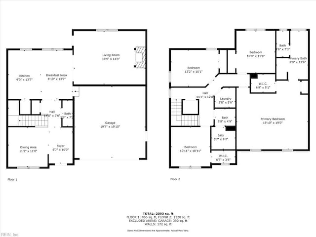 208 Parkdale Ave, Hampton, VA 23669 - view of room layout