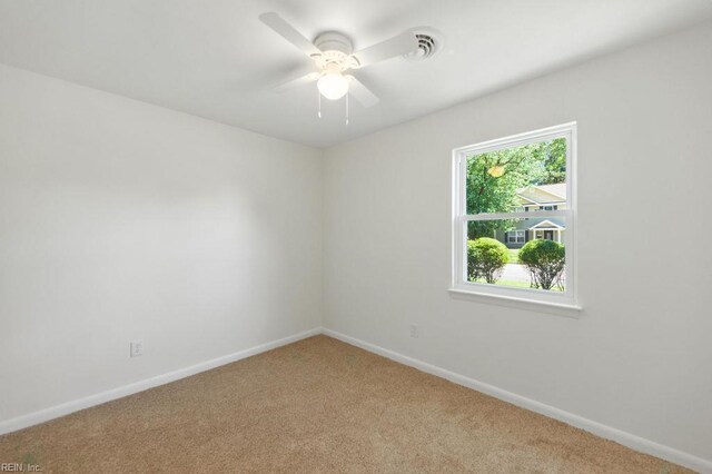 3144 Aaron Dr, Chesapeake, VA 23323 - empty room featuring carpet floors and ceiling fan