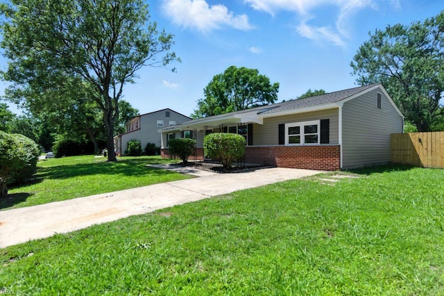3144 Aaron Dr, Chesapeake, VA 23323 - view of front of house featuring brick siding