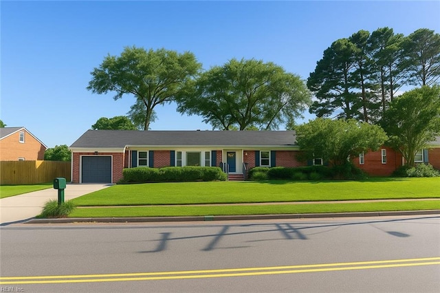 4225 Terry Dr, Chesapeake, VA 23321 - single story home featuring a garage, driveway, and brick siding