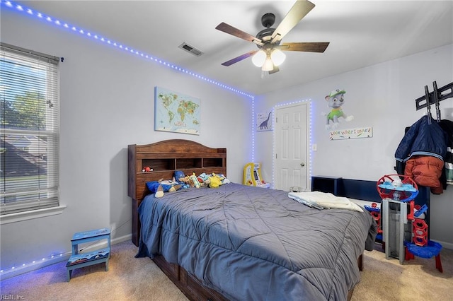 4041 Hargrove Lndg, Suffolk, VA 23435 - carpeted bedroom with baseboards and a ceiling fan