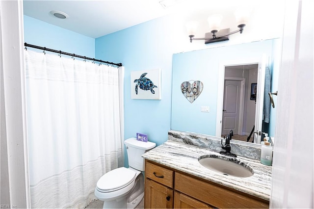 412 Yorkville Rd, Yorktown, VA 23692 - full bathroom with vanity and a shower with shower curtain