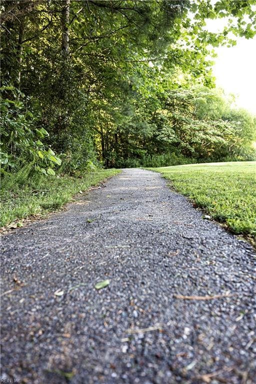 412 Yorkville Rd, Yorktown, VA 23692 - view of street with a wooded view