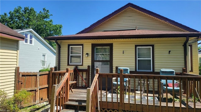 2209 Saint Denis Ave, Norfolk, VA 23509 - rear view of house featuring a deck