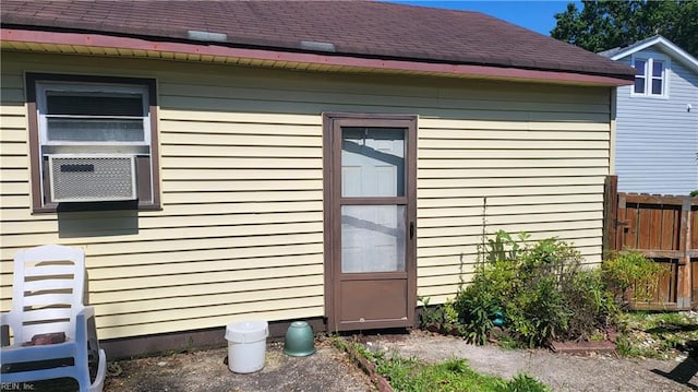 2209 Saint Denis Ave, Norfolk, VA 23509 - view of home's exterior with cooling unit and roof with shingles