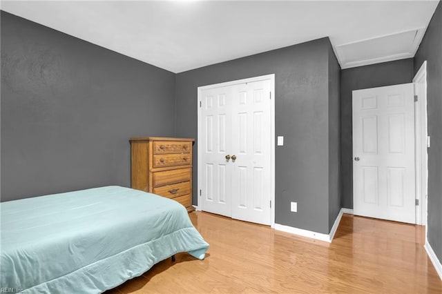 605 Hollygate Ln, Chesapeake, VA 23322 - bedroom with light wood-type flooring and a closet