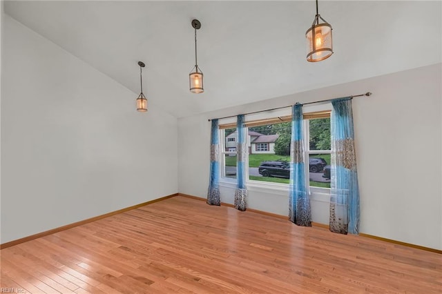 4861 Honeygrove Rd, Virginia Beach, VA 23455 - empty room with vaulted ceiling and light wood-type flooring