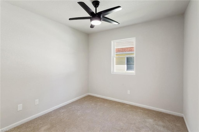 4809 Orchard Ln, Virginia Beach, VA 23464 - spare room featuring light colored carpet and a ceiling fan