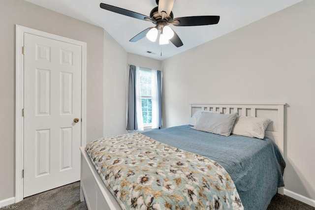 188 Squire Reach Reach, Suffolk, VA 23434 - bedroom with dark carpet and ceiling fan