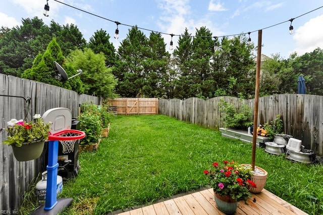 188 Squire Reach Reach, Suffolk, VA 23434 - fenced backyard with a deck