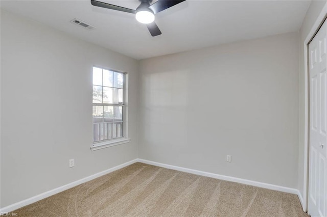 816 Mccrae Dr, Newport News, VA 23608 - spare room with carpet and a ceiling fan