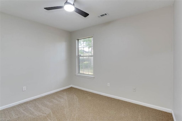 816 Mccrae Dr, Newport News, VA 23608 - carpeted empty room featuring baseboards and a ceiling fan