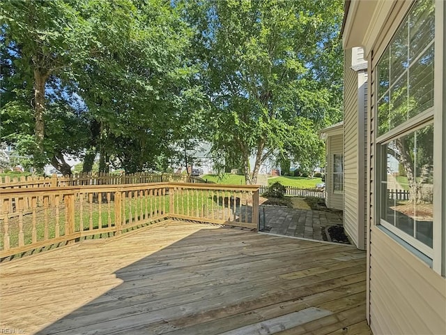 100 Peacepipe Pl, Williamsburg, VA 23185 - wooden deck featuring a fenced backyard