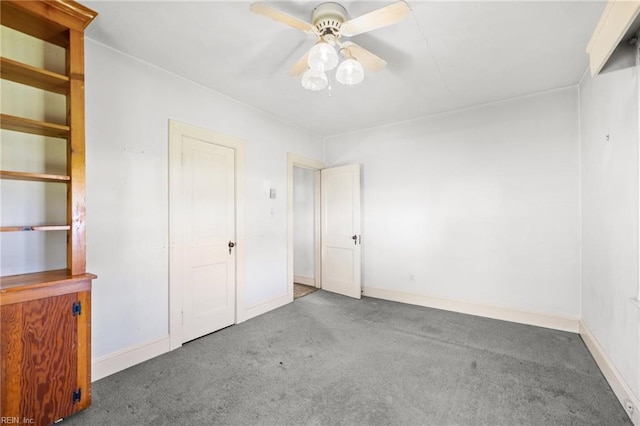 1132 Proctor St, Suffolk, VA 23434 - unfurnished bedroom with carpet flooring and a ceiling fan