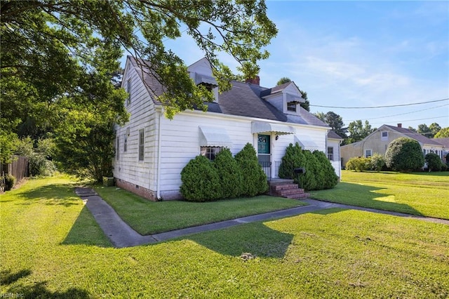 1132 Proctor St, Suffolk, VA 23434 - view of front of house featuring crawl space and a front lawn