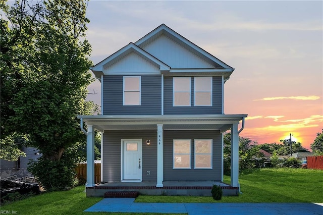 464 Factory St, Suffolk, VA 23434 - view of front facade featuring covered porch