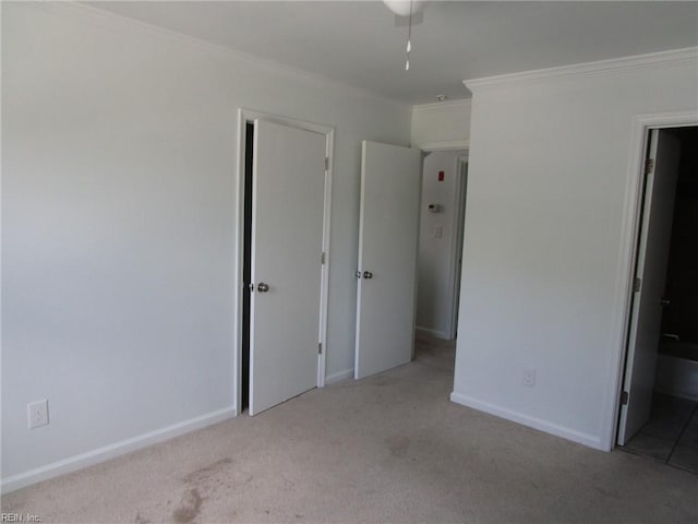 1314 18th St, Chesapeake, VA 23324 - unfurnished bedroom with carpet flooring and crown molding