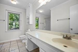 1879 Eastborne Dr, Virginia Beach, VA 23454 - full bathroom with plenty of natural light, vanity, and tile patterned floors