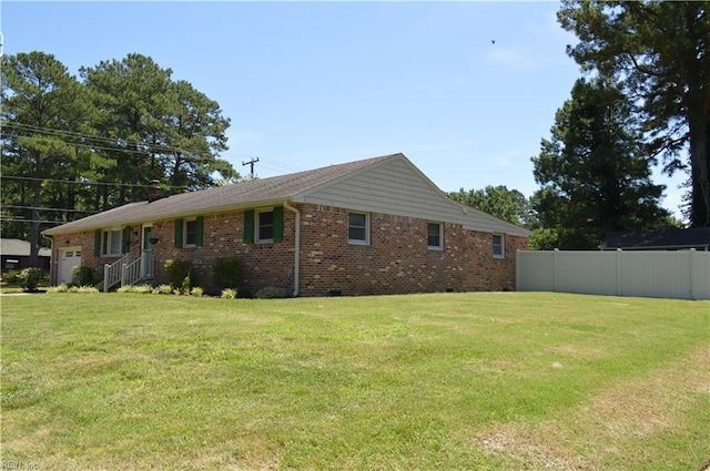 301 Woodbridge Dr, Chesapeake, VA 23322 - view of property exterior with brick siding and a garage