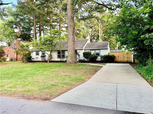 613 N Shore Rd, Norfolk, VA 23505 - view of front of property with concrete driveway