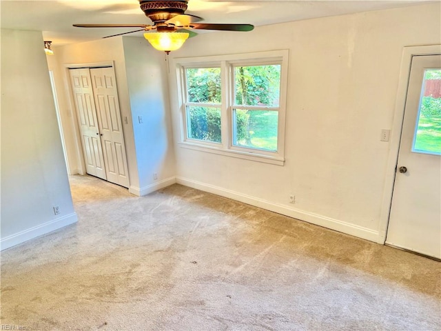 613 N Shore Rd, Norfolk, VA 23505 - carpeted spare room with ceiling fan and baseboards