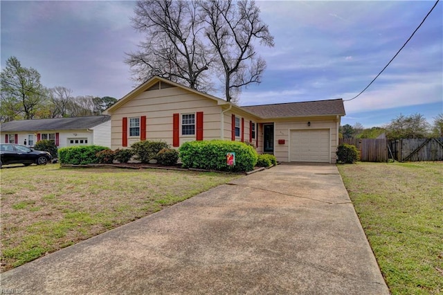 215 Lisbon Dr, Newport News, VA 23601 - single story home with a garage and concrete driveway