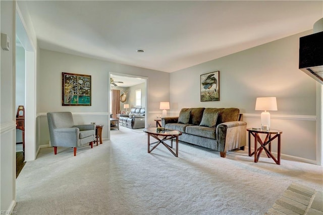 215 Lisbon Dr, Newport News, VA 23601 - carpeted living room with baseboards