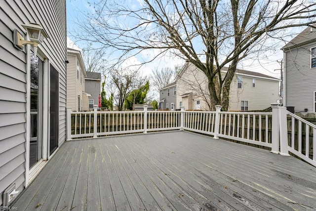 923 Hill St, Chesapeake, VA 23324 - view of wooden deck
