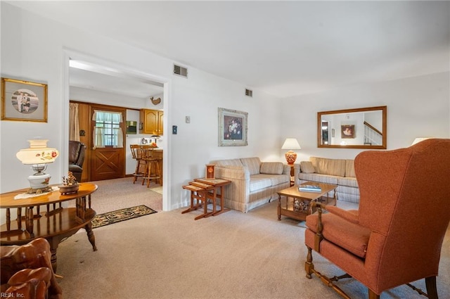 440 N Adventure Trl, Virginia Beach, VA 23454 - living room featuring light colored carpet