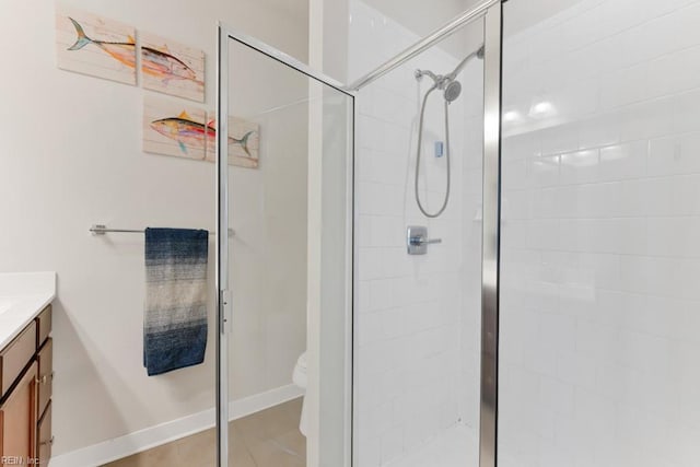 1803 Yardarm Way, Chesapeake, VA 23323 - full bathroom featuring vanity and a stall shower