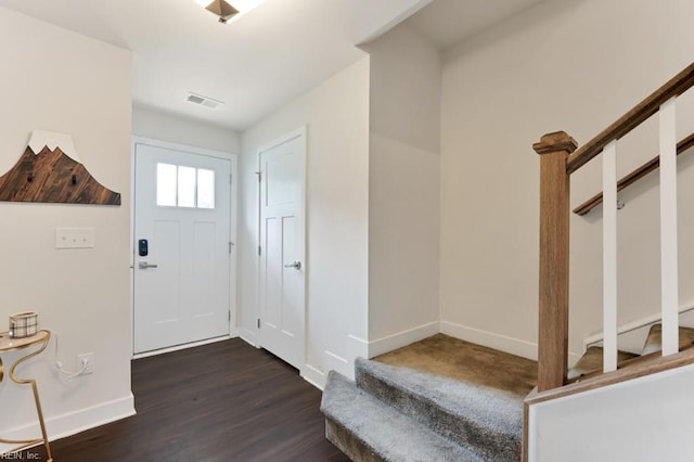 1803 Yardarm Way, Chesapeake, VA 23323 - foyer featuring stairs and dark wood-type flooring