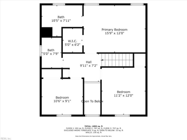 102 Saddle Dr, Newport News, VA 23602 - view of floor plan / room layout