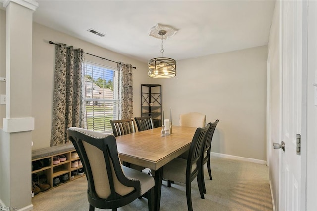 102 Saddle Dr, Newport News, VA 23602 - dining space with light carpet