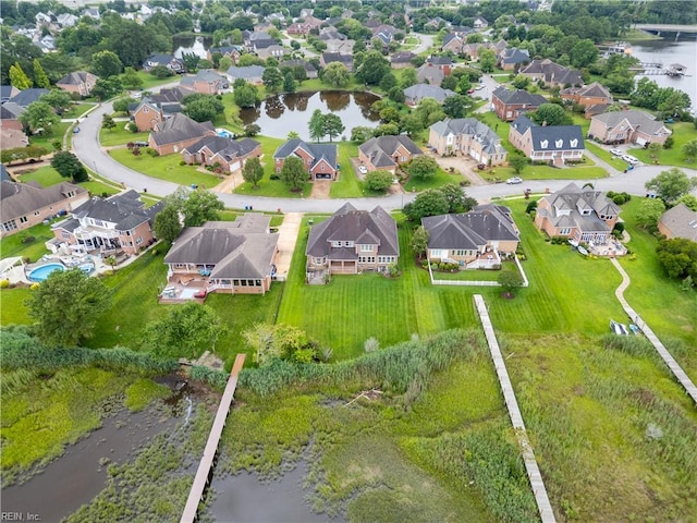 1938 Lancing Crest Ln, Chesapeake, VA 23323 - aerial view of property's location featuring nearby suburban area and a nearby body of water