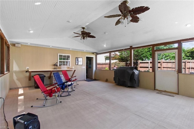 203 Vixen Ct, Yorktown, VA 23693 - sunroom with lofted ceiling and healthy amount of natural light