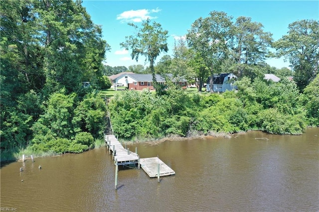 825 Normandy Dr, Suffolk, VA 23434 - dock area featuring a water view