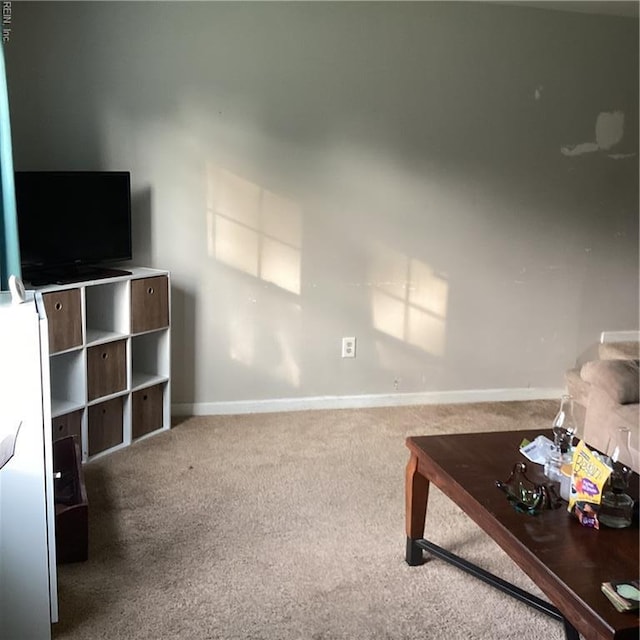 732 22nd St, Newport News, VA 23607 - carpeted living room featuring baseboards