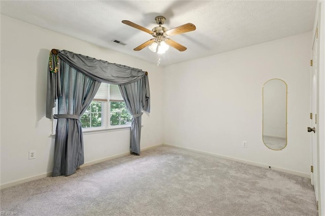 104 Hounds Chase Chase, Yorktown, VA 23693 - spare room with carpet floors, ceiling fan, and a textured ceiling