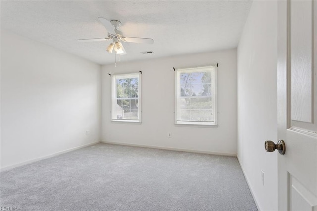 104 Hounds Chase Chase, Yorktown, VA 23693 - carpeted empty room featuring a textured ceiling and ceiling fan
