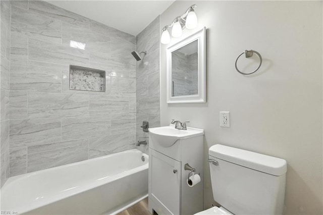 704 73rd St, Newport News, VA 23605 - full bathroom featuring vanity and washtub / shower combination