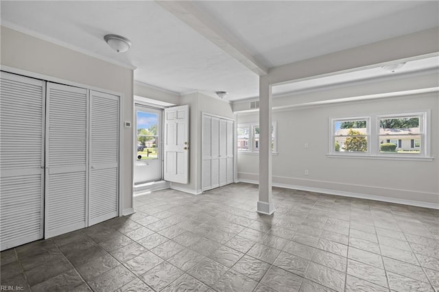 3012 Camelot Blvd, Chesapeake, VA 23323 - entryway with ornamental molding and stone tile flooring