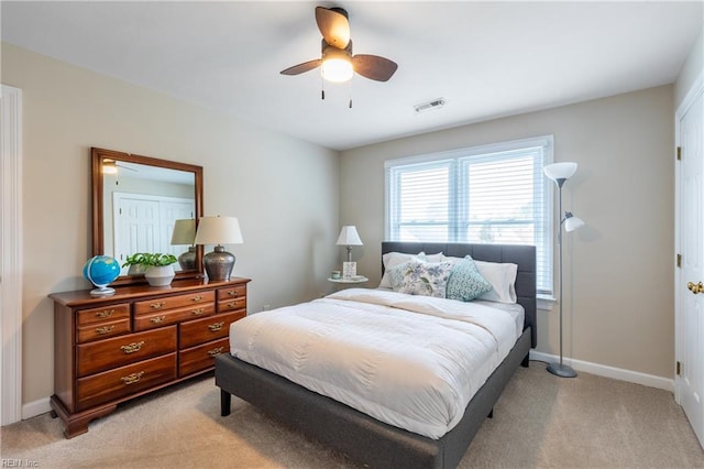 520 Foxgate Quarter Quarter, Chesapeake, VA 23322 - bedroom featuring light colored carpet and a ceiling fan